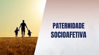 Paternidade socioafetiva [upl. by Alocin]