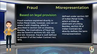 What is Difference Between Fraud amp Misrepresentation [upl. by Darwin]