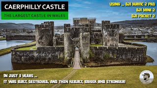 Caerphilly Castle  The Largest in Wales 2nd in Britain [upl. by Bergwall]