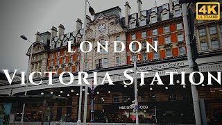 London Victoria Station Walk Through England 4K [upl. by Glenna]