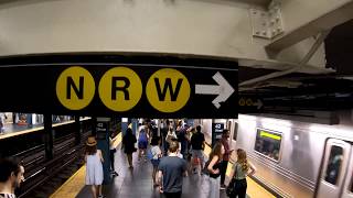 ⁴ᴷ The Busiest NYC Subway Station Times Square–42nd StreetPort Authority Bus Terminal [upl. by Ahsimek215]