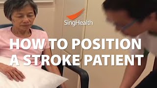 How To Position A Stroke Patient [upl. by Bradway]