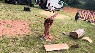 A fabulous range of wooden sculpture at Caerleon festival 2024 [upl. by Walker]