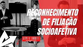 DIREITO DE FAMÍLIA Reconhecimento de filiação socioafetiva [upl. by Arba]